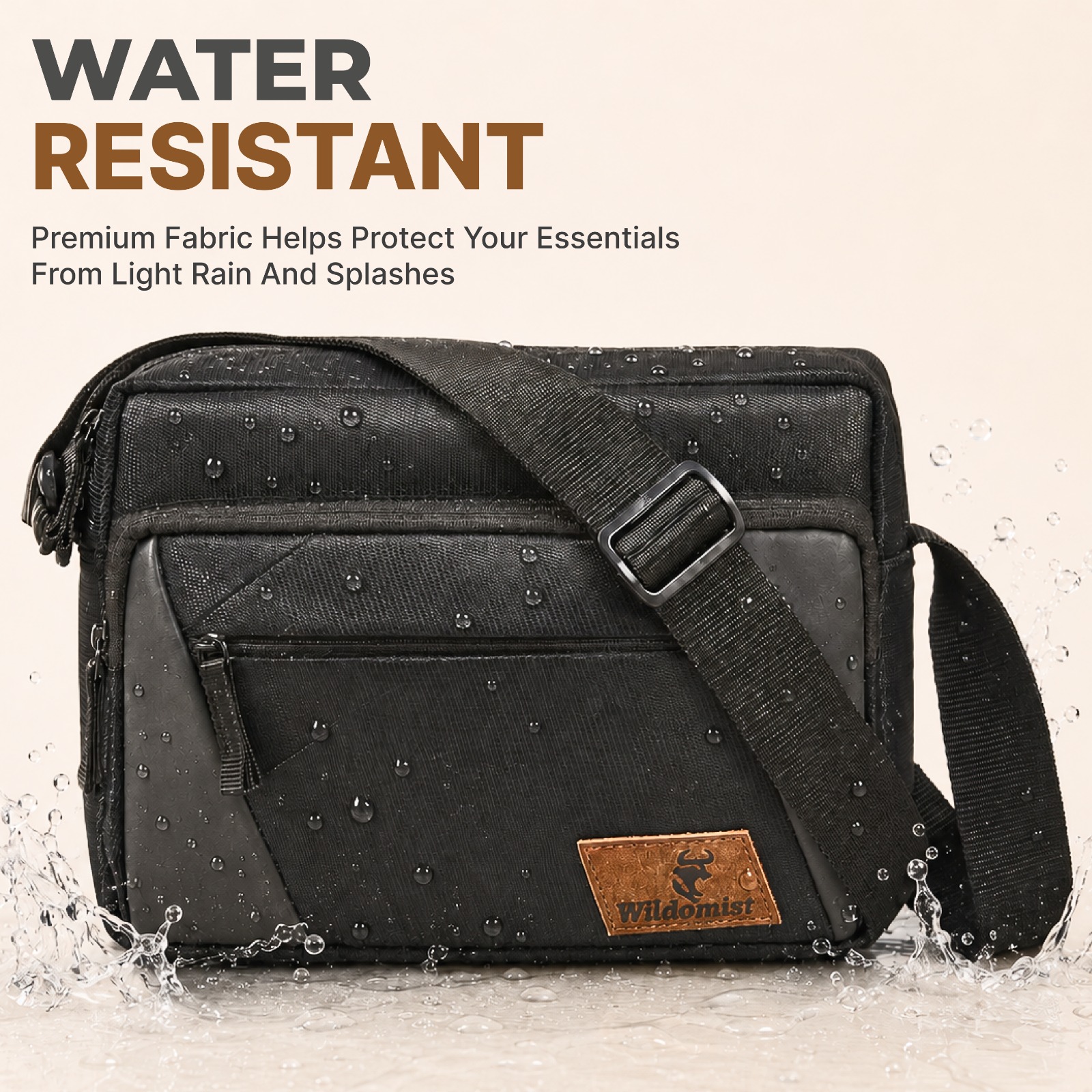 Water-Resistant Sling-2 Unisex Crossbody Sling Bag